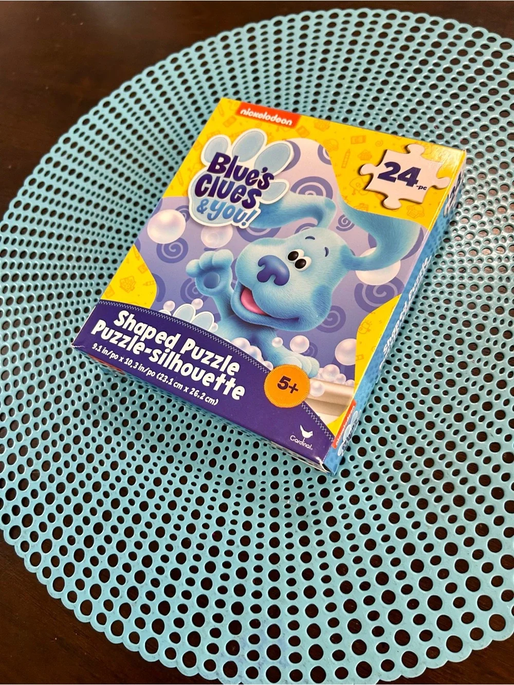 Nickelodeon Blue's Clues & You! Blue Shaped Puzzle - 24pc